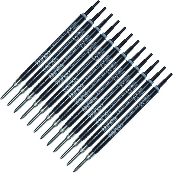 Schmidt DSM 2006 Feinminen-System 0.5mm Lead Refill for Mechanical Pencil Converter - Pack of 12