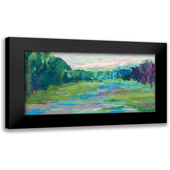 Schmidt, Jane 14x9 Black Modern Framed Museum Art Print Titled - Spring Fed Creek
