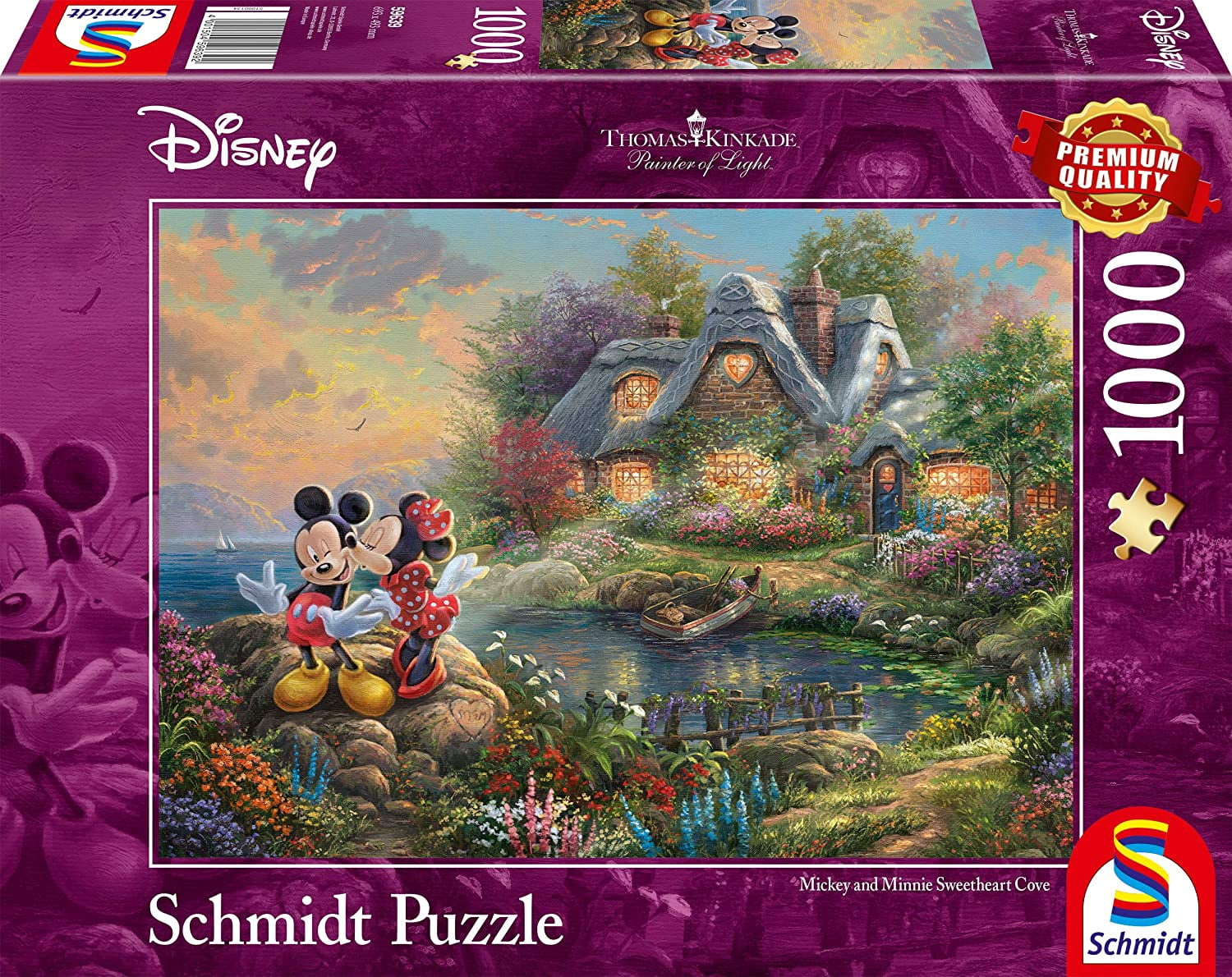 Schmidt Kinkade: Disney Mickey Mouse Jigsaw Puzzle (1000 Pieces)