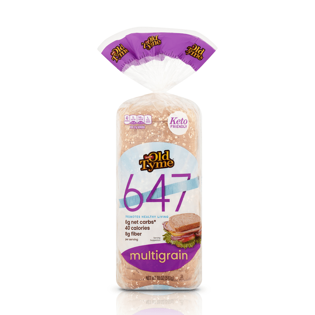 Schmidt Old Tyme 647 Carb Smart Multigrain Bread Loaf, 17 oz, 18 Count ...