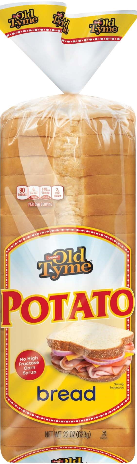 Schmidt Old Tyme Potato Bread Loaf, 22 oz, 20 Count