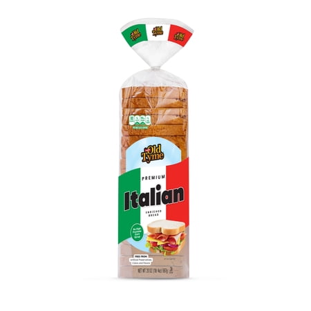 Schmidt Old Tyme Premium Italian Enriched Bread Loaf 20 oz, 18 Count
