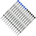 thumbnail image 1 of Schmidt P8126 Black, Blue Capless Rollerball Refill, Fine Tip 0.6mm - Pack of 12, 1 of 3
