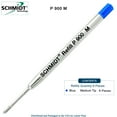 thumbnail image 1 of Schmidt P900 Blue 6-Pack M Parker-Style Ballpoint Refill, 0.7mm Medium Tip Refill (SC58136), 1 of 4