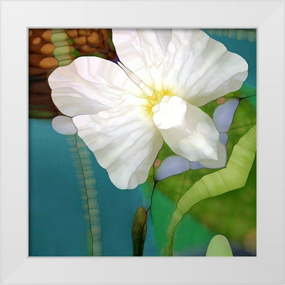 Schmidt, Renate M. 15x15 White Modern Wood Framed Museum Art Print Titled - Filigrane Welt