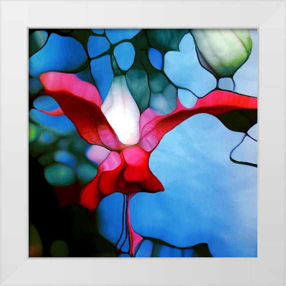 Schmidt, Renate M. 26x26 White Modern Wood Framed Museum Art Print Titled - Blutenzauber