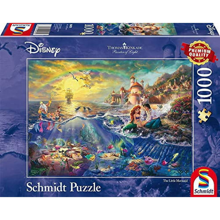 Schmidt Spiele 59479 Thomas Kinkade Disney The Little Mermaid