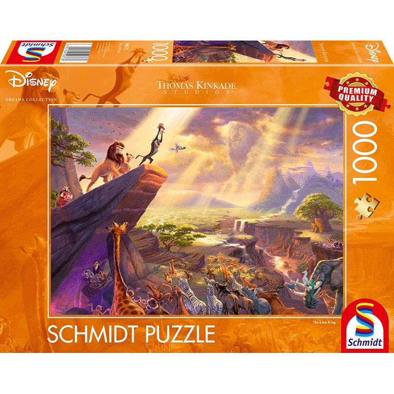 Schmidt The Lion King Disney Thomas Kinkade Jigsaw Puzzle 1000