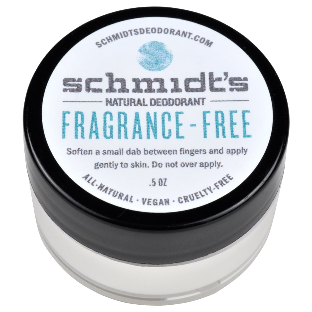 Schmidt's Deodorant Fragrance-Free Deodorant Jar 0.5 oz