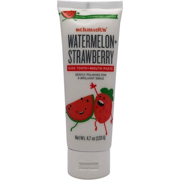Schmidt's Good Watermelon Strawberry Toothpaste, 1 Ounce