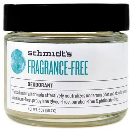 Schmidt's Natural Deodorant, Fragrance-Free 2 oz - (Pack of 3)