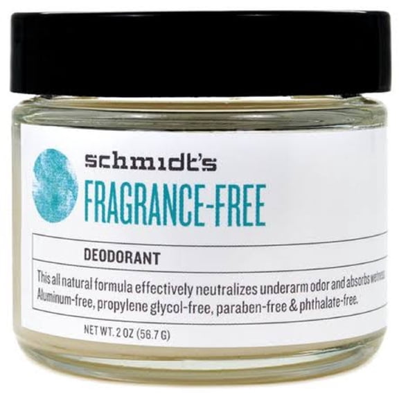 Schmidt's Natural Deodorant, Fragrance-Free 2 oz - (Pack of 4)