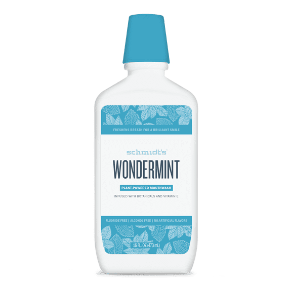 Schmidt's Naturally Flavored Mouthwash Wondermint 16 OZ