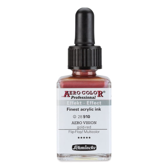 Schmincke Aero Color Professional Airbrush Color - 28 ml, Aero Vision Gold Red