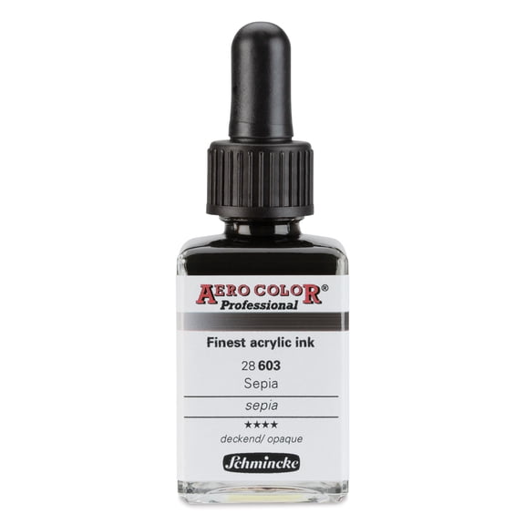 Schmincke Aero Color Professional Airbrush Color - 28 ml, Sepia
