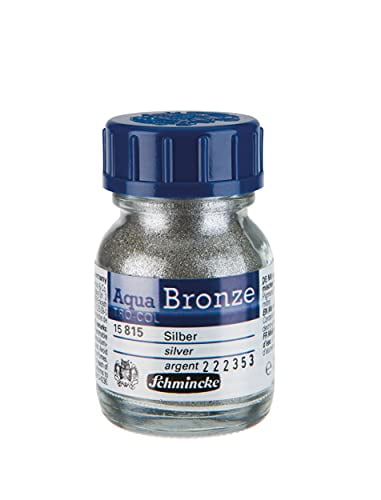 Schmincke Aqua Bronze Powder, 20ml Jar, Silver, 1 Each (15815032)