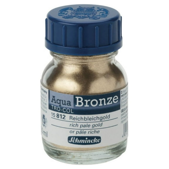 Schmincke Aqua Bronze Powder - Rich Pale Gold, 20 ml