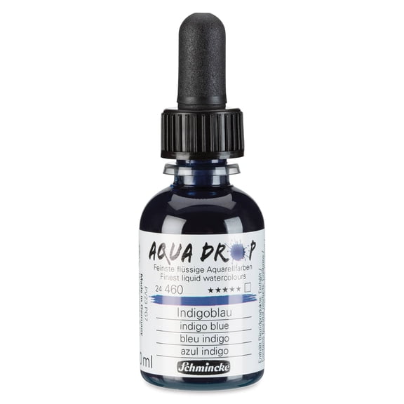 Schmincke Aqua Drop Watercolor - Indigo Blue, 30 ml