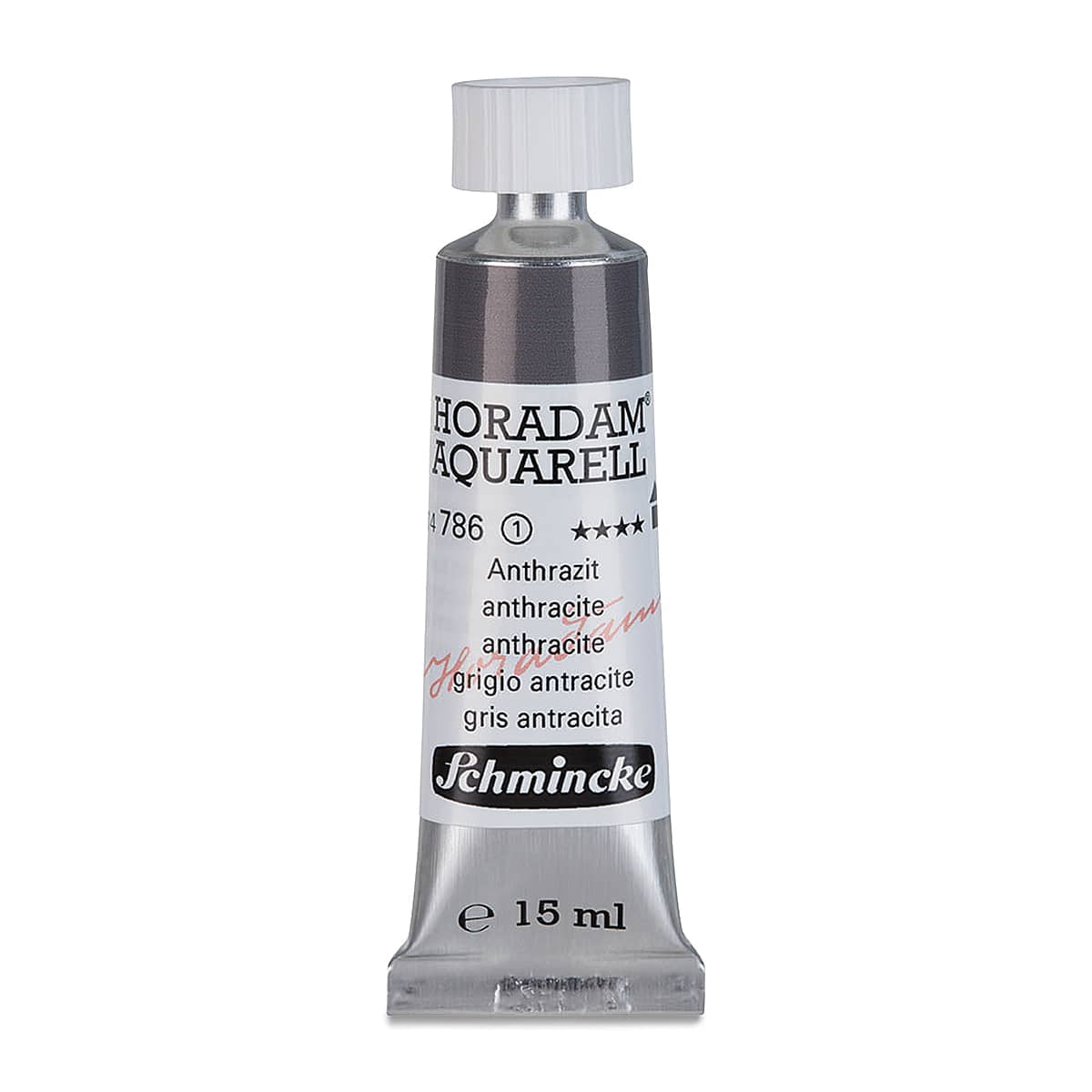 Schmincke Horadam Aquarell Artist Watercolor - Anthracite, 15 ml tube
