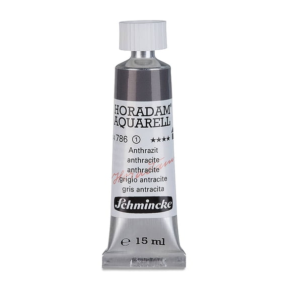 Schmincke Horadam Aquarell Artist Watercolor - Anthracite, 15 ml tube