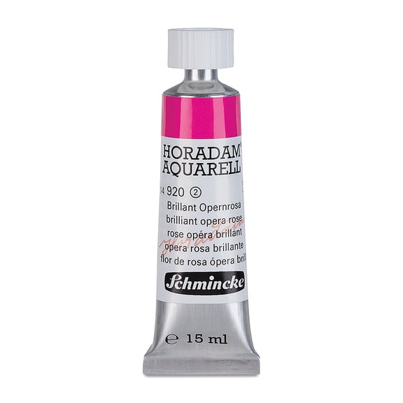 Schmincke Horadam Aquarell Artist Watercolor - Brilliant Opera Rose, 15 ml tube