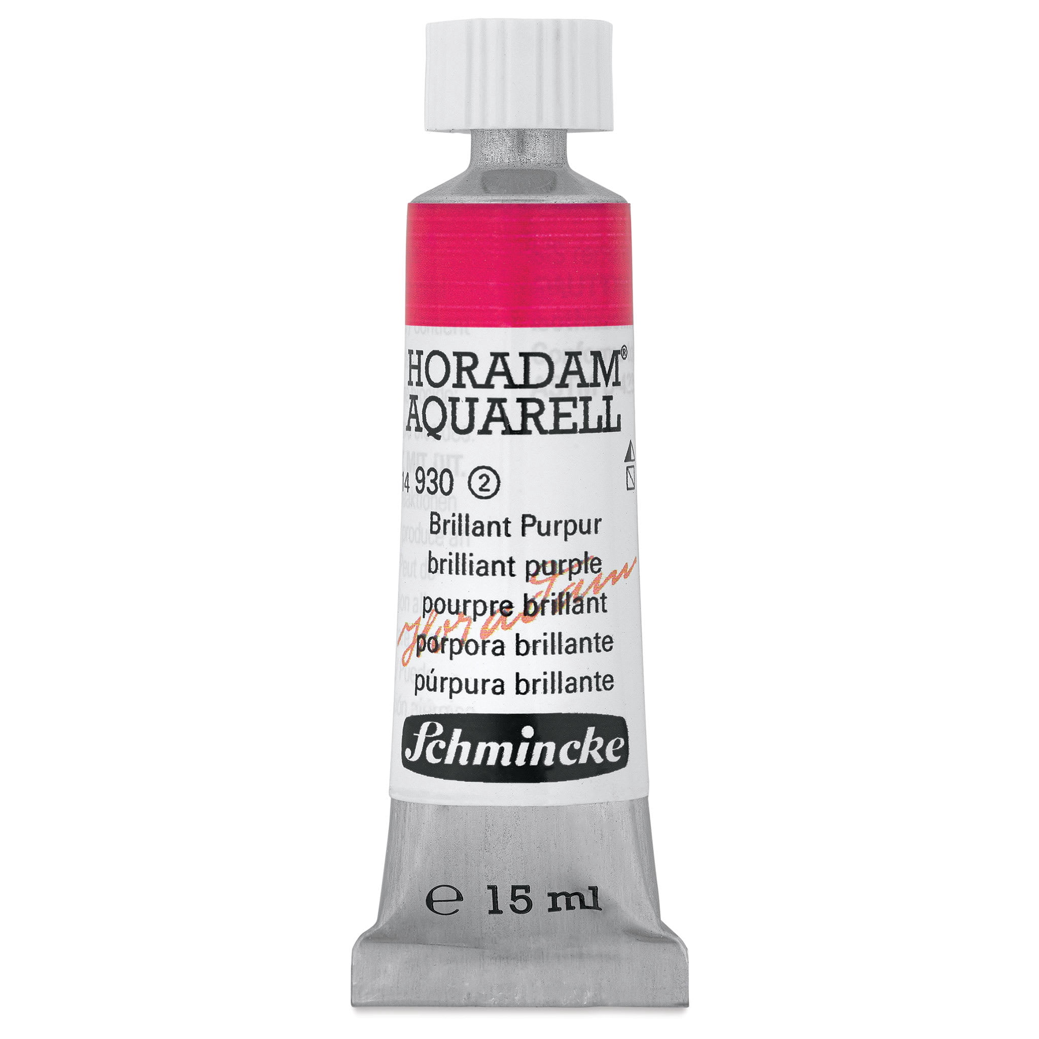 Schmincke Horadam Aquarell Artist Watercolor - Brilliant Purple, 15 ml tube