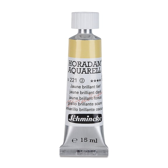 Schmincke Horadam Aquarell Artist Watercolor - Brilliant Yellow Dark, 15 ml tube