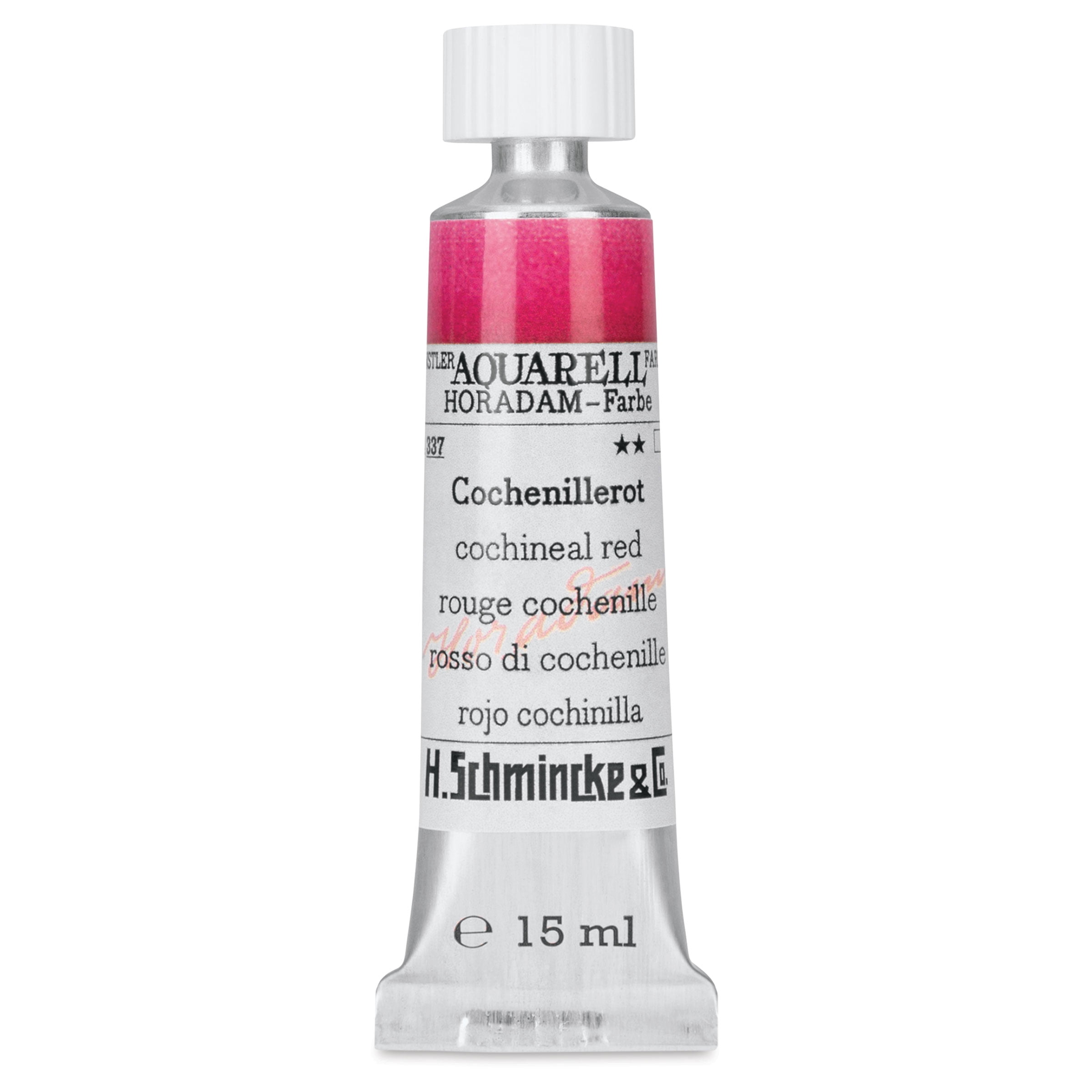 Schmincke Horadam Aquarell Artist Watercolor - Cochineal Red, 15 ml tube