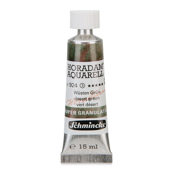Schmincke Horadam Aquarell Artist Watercolor - Desert Green, Supergranulation, 15 ml, Tube