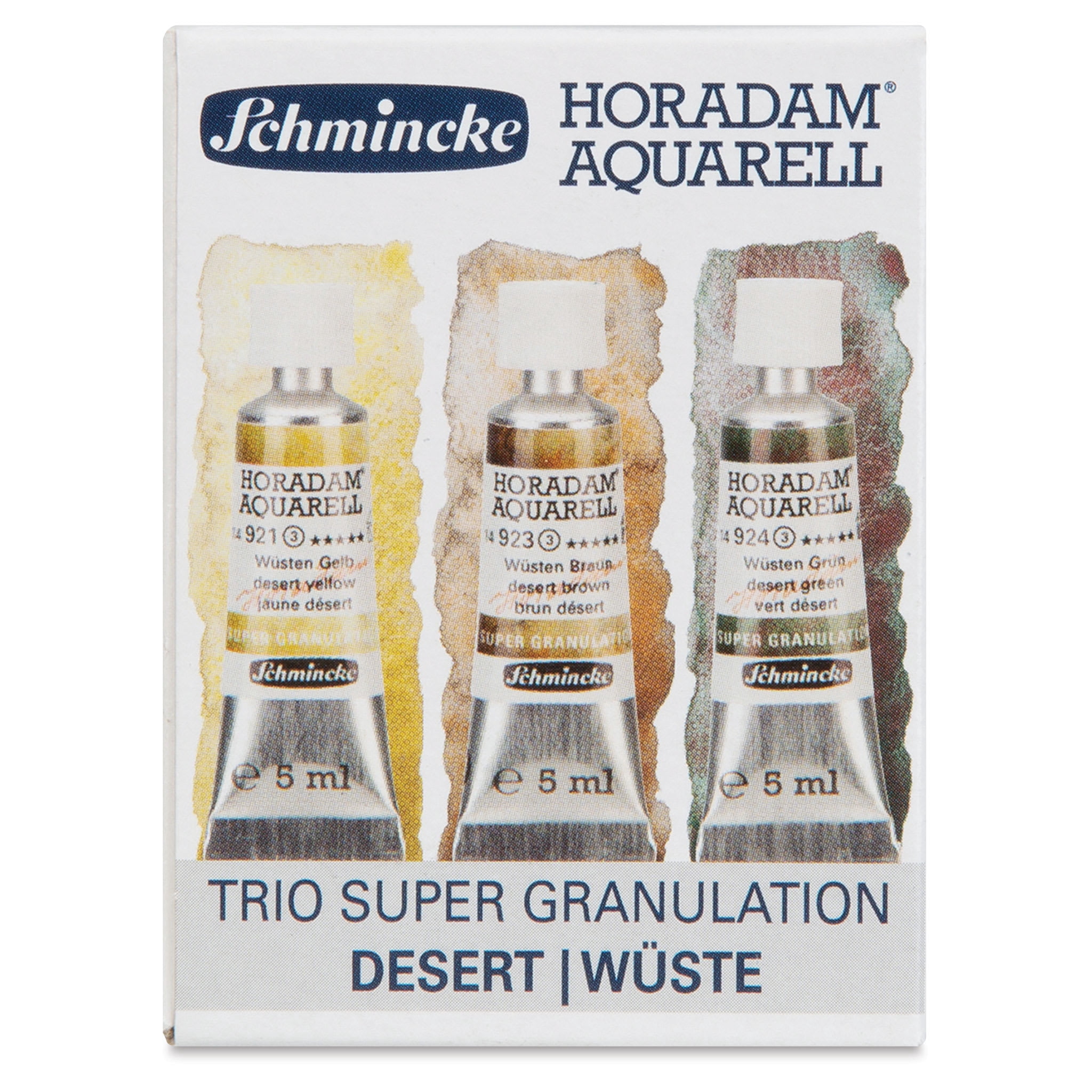 Schmincke Horadam Aquarell Artist Watercolor - Desert, Supergranulation, Set of 3, 5 ml, Tubes