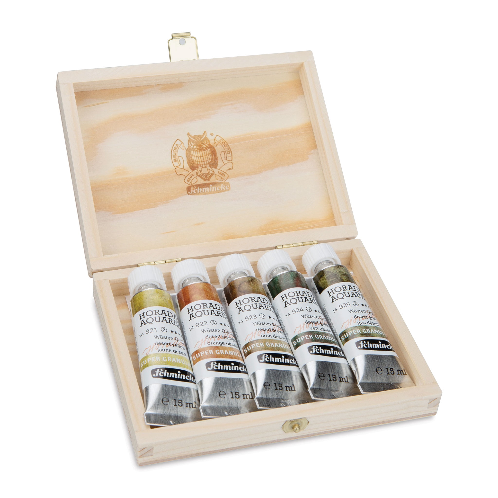Schmincke Horadam Aquarell Artist Watercolor - Desert, Supergranulation, Set of 5, 15 ml, Tubes