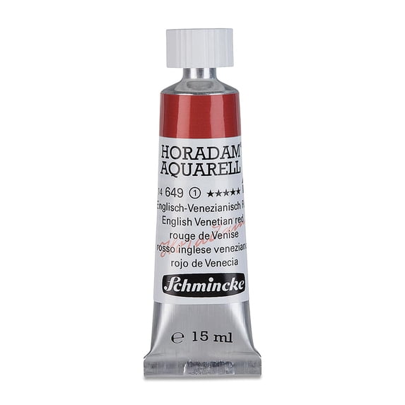 Schmincke Horadam Aquarell Artist Watercolor - English Venetian Red, 15 ml tube