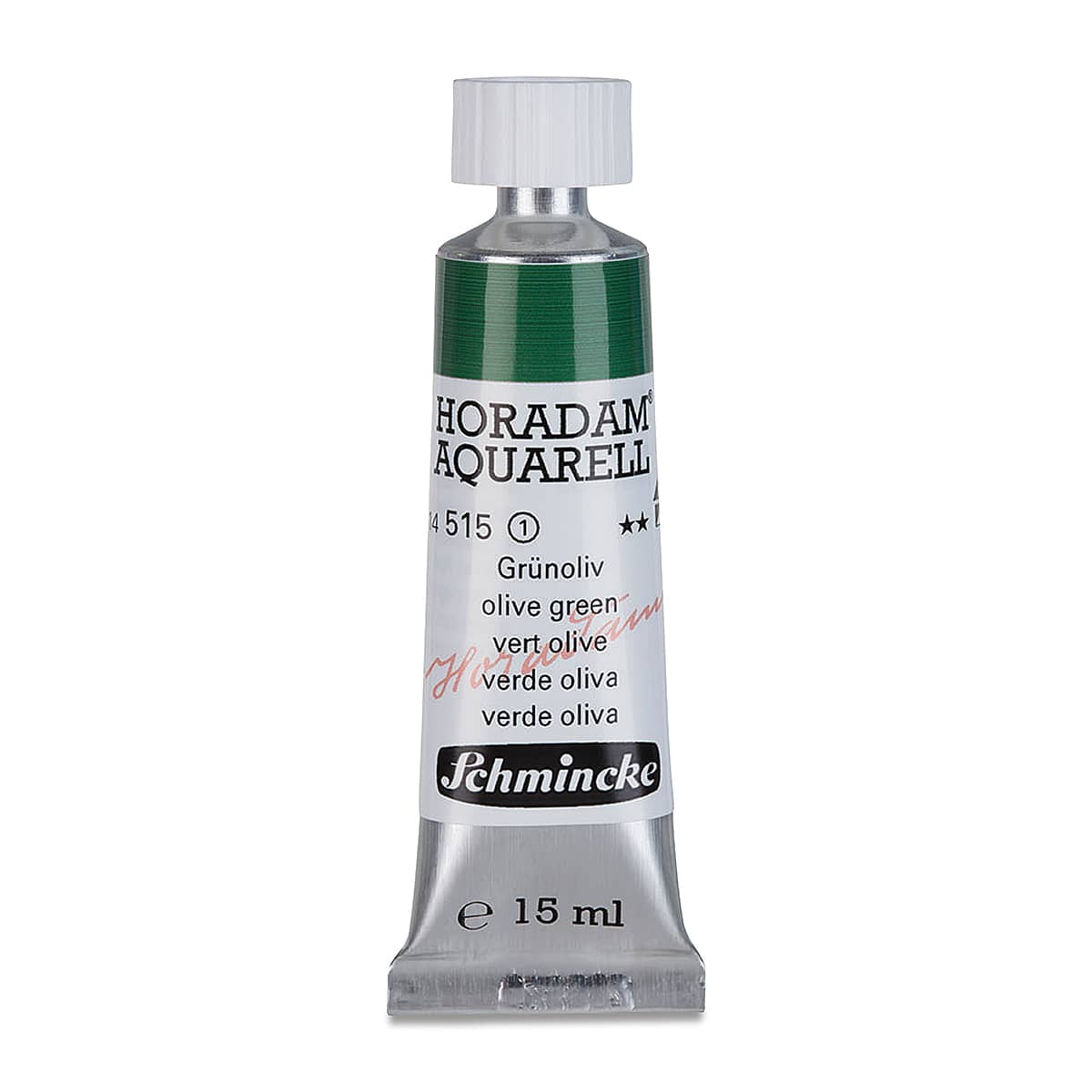 Schmincke Horadam Aquarell Artist Watercolor - Green Olive, 15 ml tube