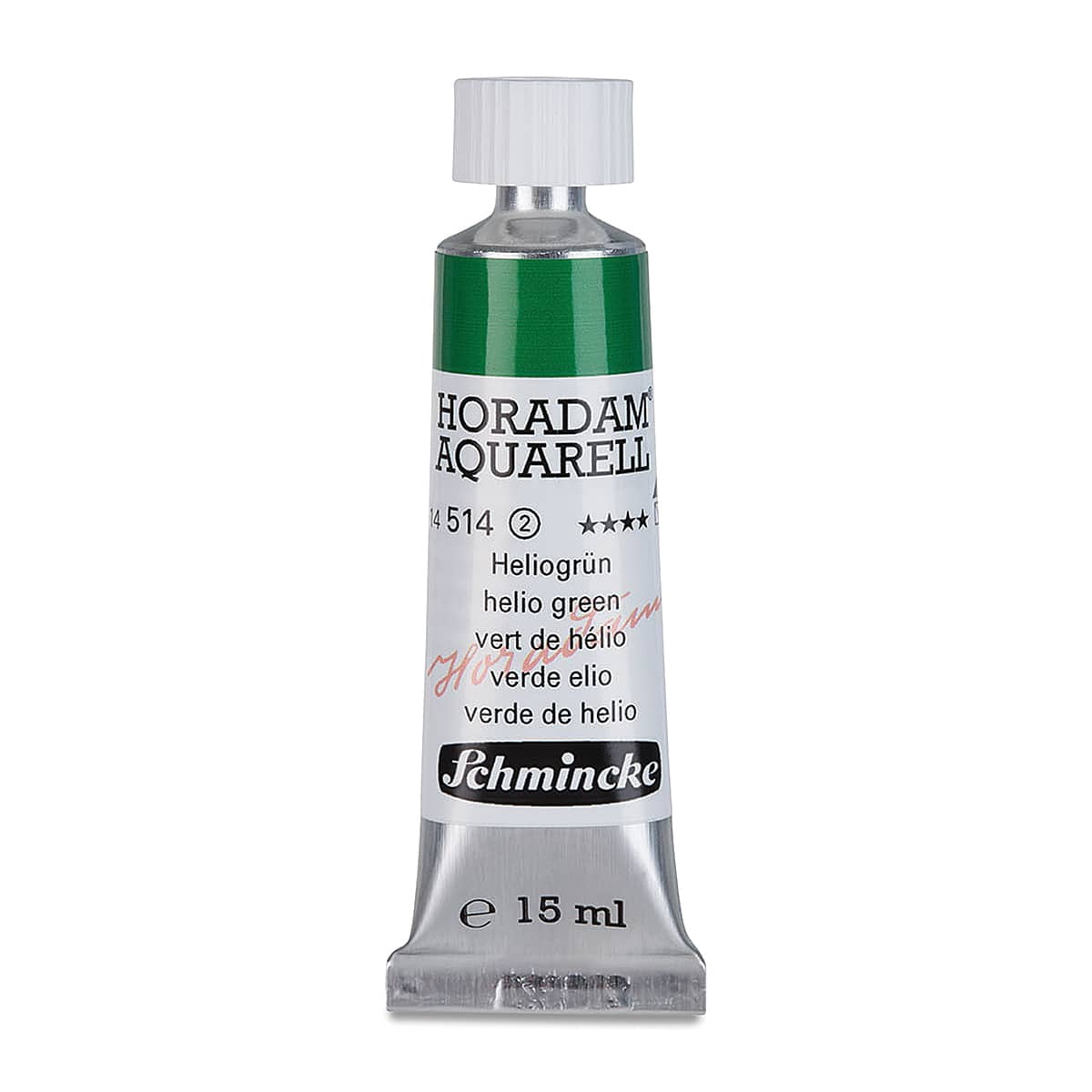 Schmincke Horadam Aquarell Artist Watercolor - Helio Green, 15 ml tube