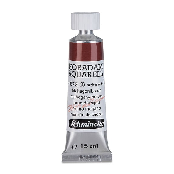 Schmincke Horadam Aquarell Artist Watercolor - Mahogany Brown, 15 ml tube