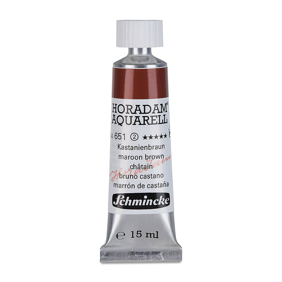 Schmincke Horadam Aquarell Artist Watercolor - Maroon Brown, 15 ml tube