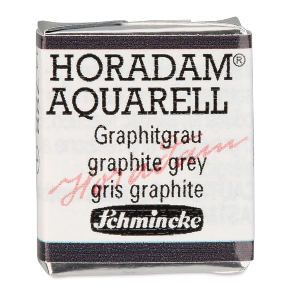 Schmincke Horadam Aquarell Watercolor - Graphite Grey, Half Pan