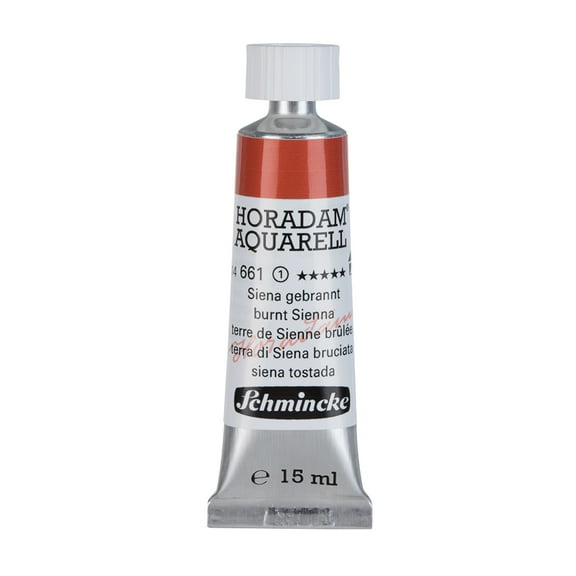 Schmincke Horadam Aquarelle Watercolor, 15ml, Burnt Sienna