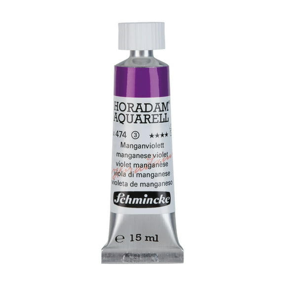 Schmincke Horadam Aquarelle Watercolor, 15ml, Manganese Violet
