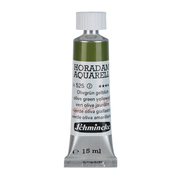 Schmincke Horadam Aquarelle Watercolor, 15ml, Olive Green Yellowish