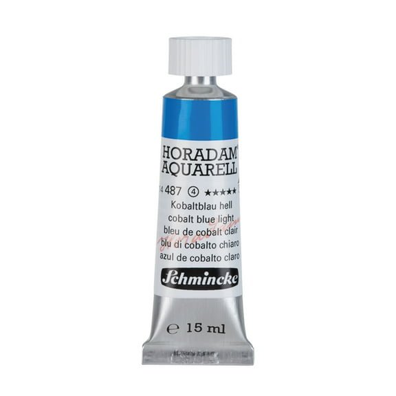 Schmincke Horadam Aquarelle Watercolor, 15ml Tube, Cobalt Blue Light