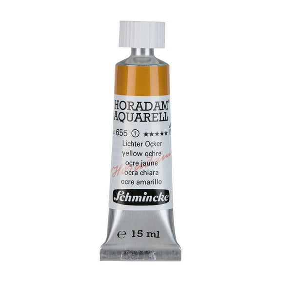 Schmincke Horadam Aquarelle Watercolor, 15ml, Yellow Ochre