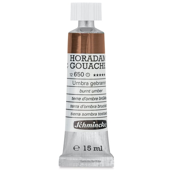 Schmincke Horadam Artist Gouache - Burnt Umber, 15 ml tube