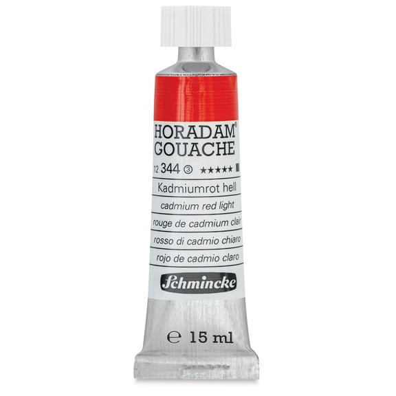 Schmincke Horadam Artist Gouache - Cadmium Red Light, 15 ml tube