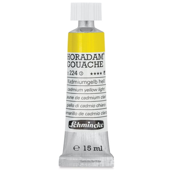 Schmincke Horadam Artist Gouache - Cadmium Yellow Light, 15 ml tube