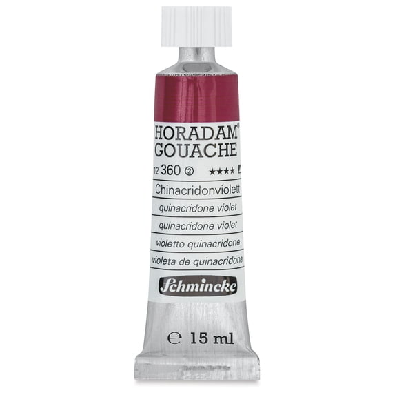 Schmincke Horadam Artist Gouache - Quinacridone Violet, 15 ml tube