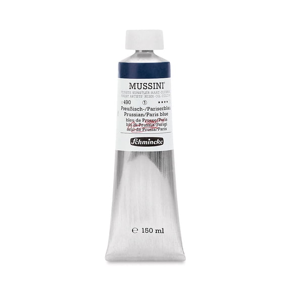 Schmincke Mussini Oil Color - Prussian Paris Blue, 150 ml tube