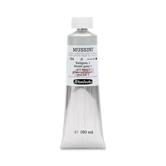 Schmincke Mussini Oil Colors - Bluish Gray 1, 150 ml tube