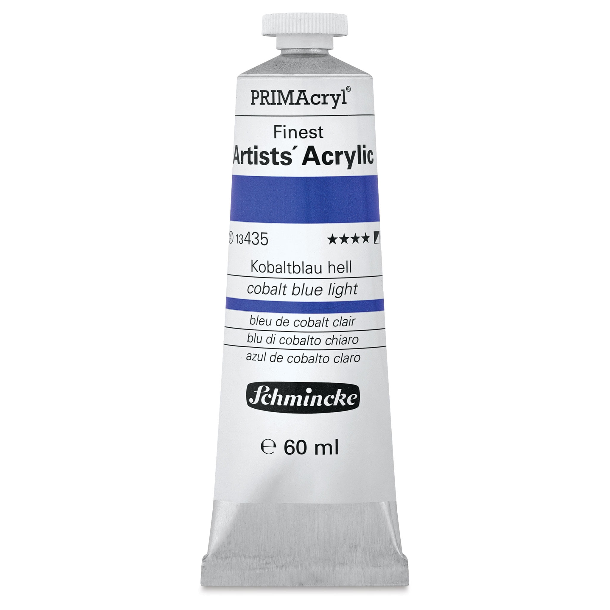 Schmincke PRIMAcryl – Colore Acrilico Turchese Cobalto 60 Ml, Qualità Professionale Per Artisti