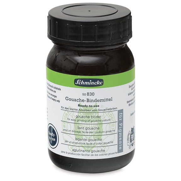 Schmincke Ready-to-Use Gouache Binder - 200 ml bottle